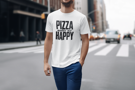 Pizza Makes Me Happy T-Shirt